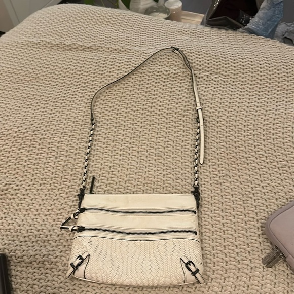 Elliott Lucca “Bali 89” Woven Leather Crossbody bag - Picture 1 of 8